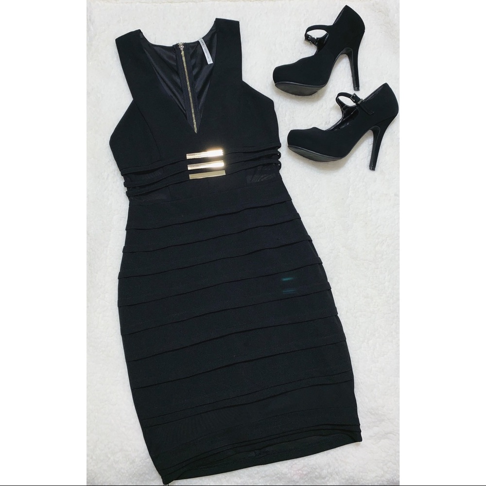 Agac’i Black Mini Dress SIZE SMALL